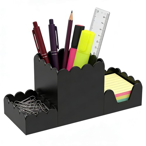 Acrylic desk organizer set - acrylic,