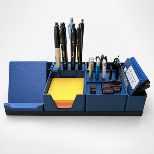 Desktop organizer modular 3d - desktop,