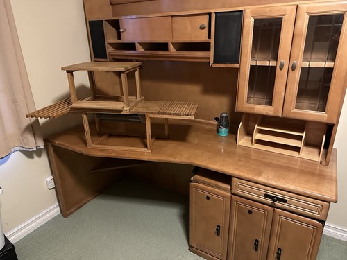 Solid maple wood desk - solid,