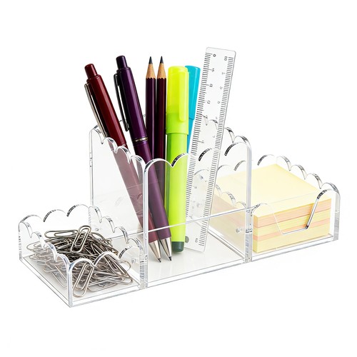 Acrylic desk organizer set - organizer,